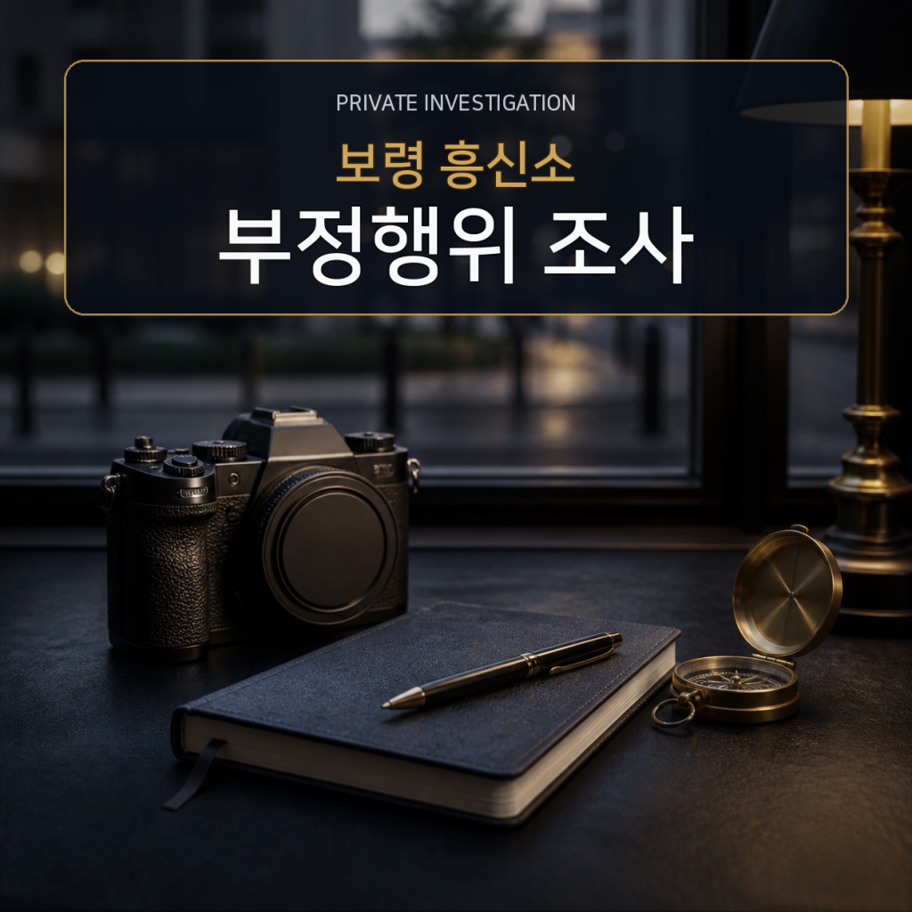 보령 부정행위 사실조사 전문 흥신소